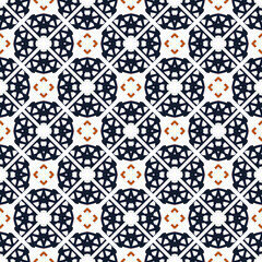 Abstract geometric pattern. A seamless background, vintage texture.	