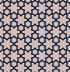 Fototapeta premium Abstract geometric pattern. A seamless background, vintage texture. 