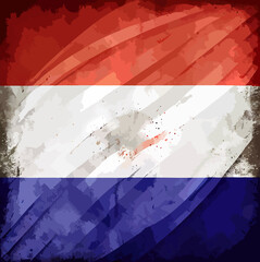 illustration of the Netherlands flag