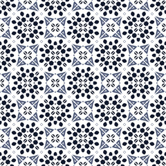 Fototapeta premium Abstract geometric pattern. A seamless background, vintage texture. 