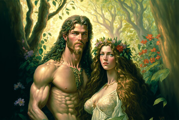 Adam and Eve, Generative AI