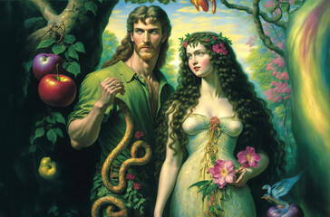 Adam and Eve, Generative AI