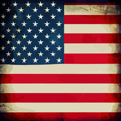 Fototapeta premium illustration of the United States flag