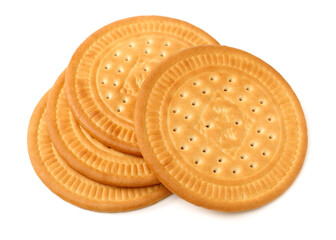 Cookies on a white background