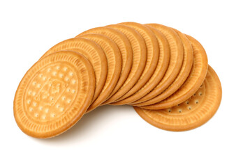 Cookies on a white background