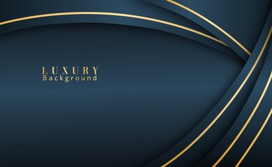 Modern design with light golden line