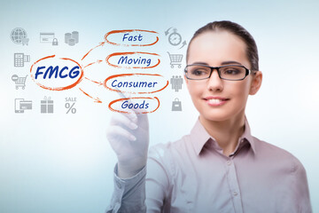 FMCG concept - fast moving consumer goods