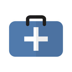 Fototapeta premium first aid medical flat icons elements vector