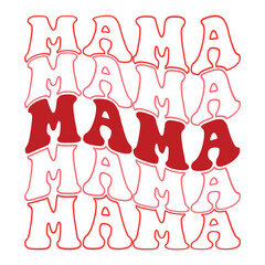Mama Valentine t-shirt design