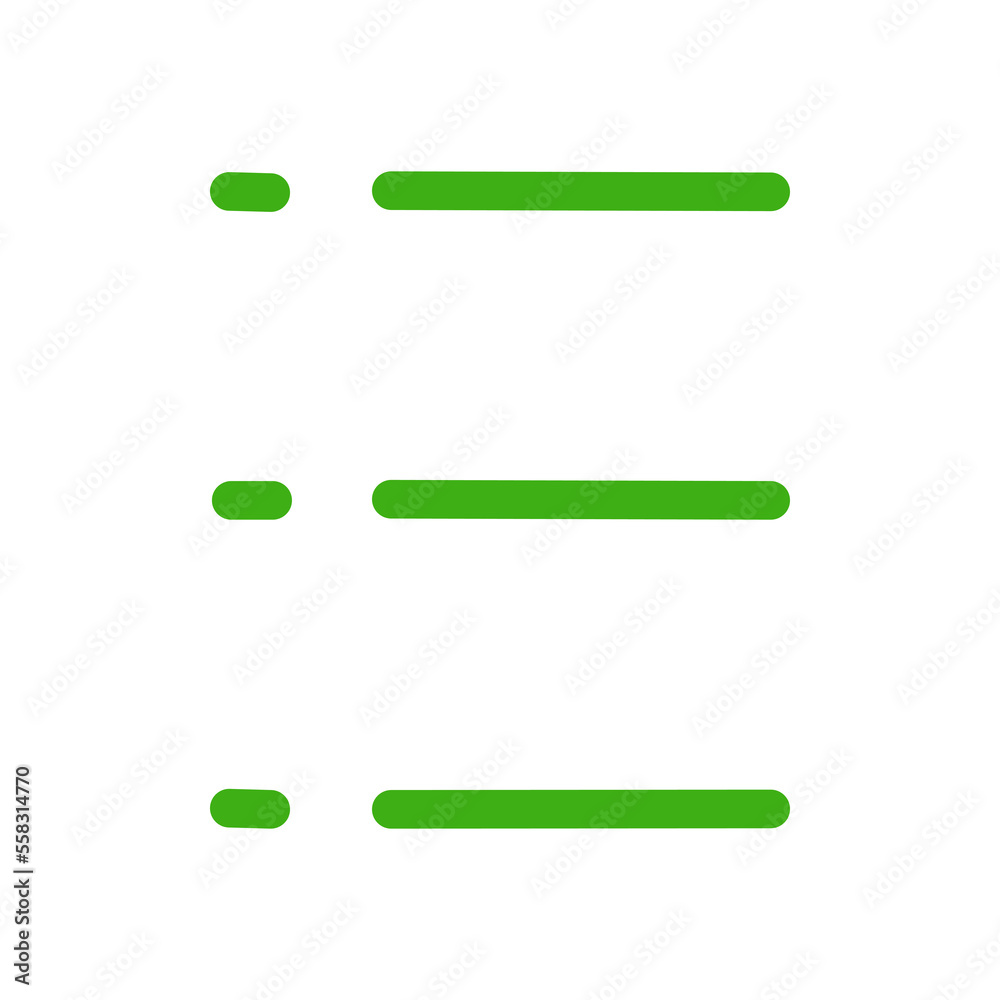 Poster list button for web design