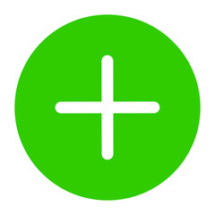 Obraz premium add icon design in round shape