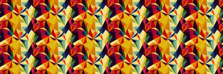 Fototapeta na wymiar triangles and angled shapes, colorful abstract background with geometric elements