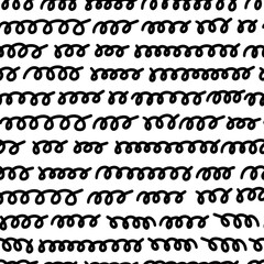 Seamless doodle pattern. Hipster illustranion. Modern graphic design.