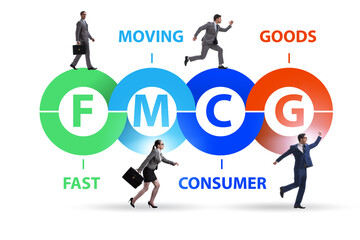 FMCG concept - fast moving consumer goods