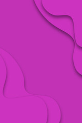 magenta background with empty space and curvy paper cur