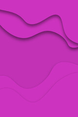 magenta background with empty space and curvy paper cur