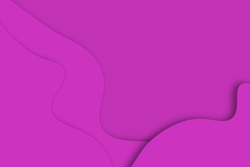 magenta background with empty space and curvy paper cur