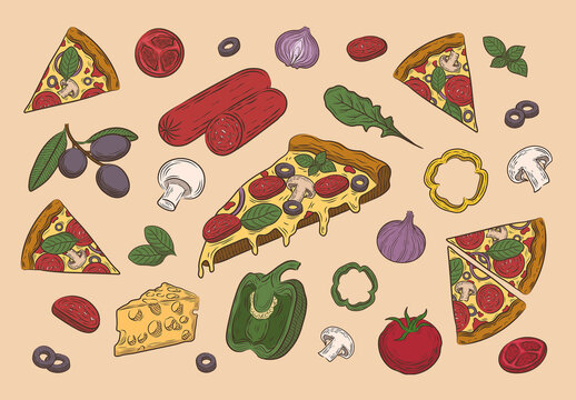 Pizza Illustrations