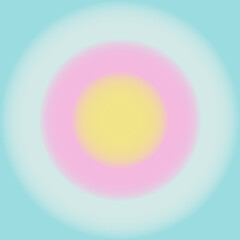 Summer radial gradient background in pastel colors. For covers, wallpapers, branding and other projects