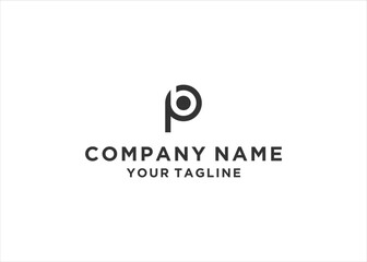 Creative and Minimalist Letter BP PB Logo Design , PB BP Monogram