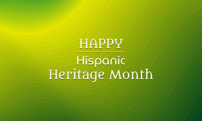 Hispanic Heritage Month. Suitable for greeting card poster and banner