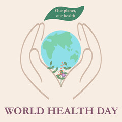 Vector illustration for World health day