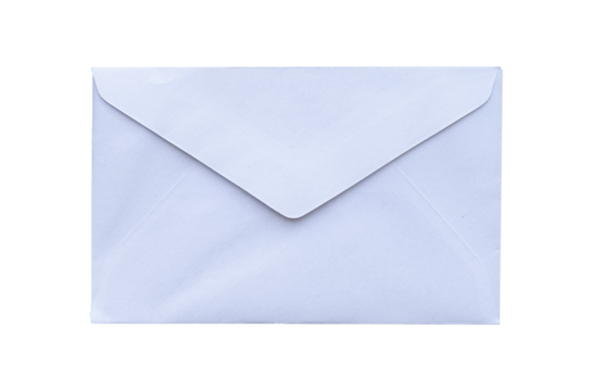 Blank white envelope paper for mockups design 