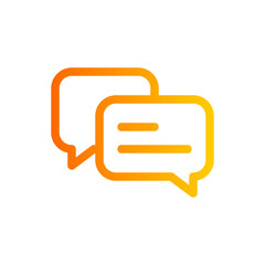 message gradient icon