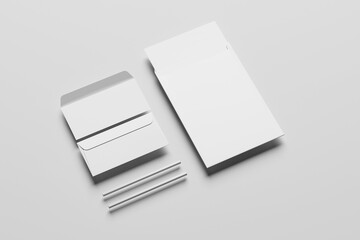 stationary set mockup