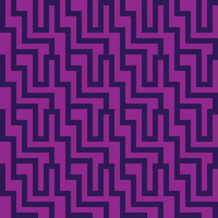 seamless geometric pattern with purple ornament