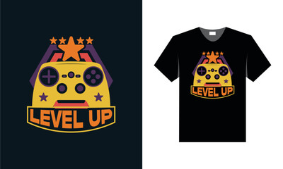 best RETRO GAMING typography t shirt design. 