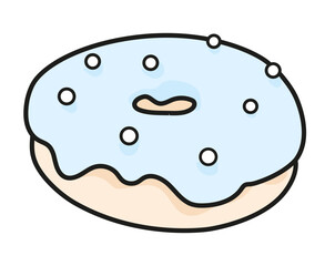 Blue donut