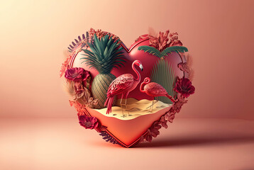 Valentine's Day Heart Exotic
