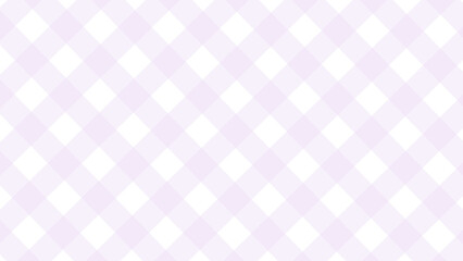 Violet and white checkered seamless pattern as a background