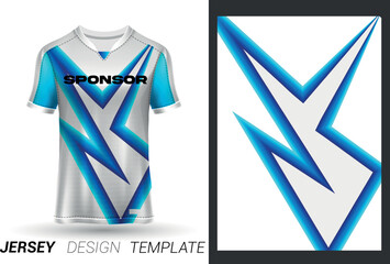 Soccer jersey design for sublimation.abstract mordern sports jersey design template