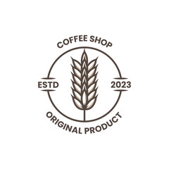 Wheat logo classic design