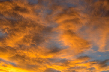 Fototapeta premium Abstract Aesthetic golden sky background 