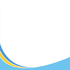 Blue and Orange Business Footer