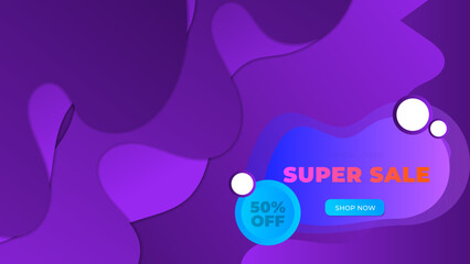 Vector illustration of sale banner background. New season sale banner template. Promotion banner for website, flyer and poster