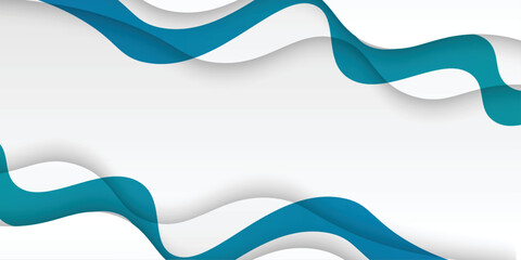 Abstract wave background illustration template design