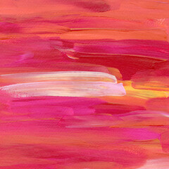 Abstract acrylic magenta painted on canvas, hand painted background. Modern Art background. Painting for interior