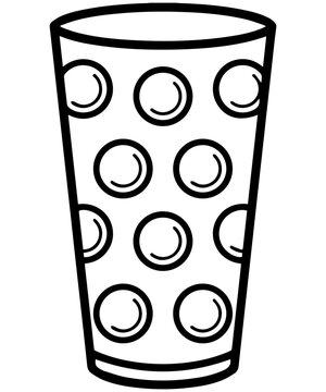 Dubbeglas Vector