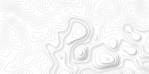 Fototapeta premium Abstract background with lines Topographic map background. Line topography map contour background, geographic grid. Abstract vector illustration. 