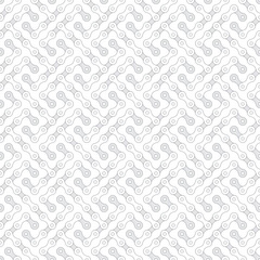 Vector diagonal geometric seamless texture bike chain. Three Greek patterns.