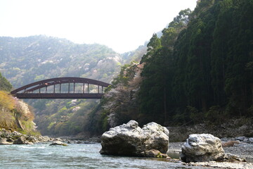 保津川峡谷