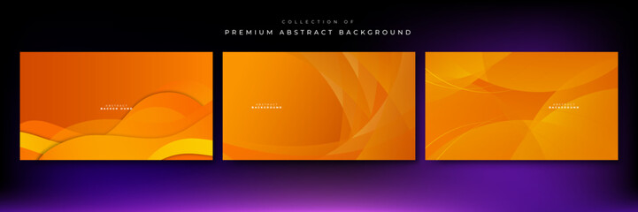 Abstract minimal orange background with geometric creative and minimal gradient concepts, for posters, banners, landing page concept image.