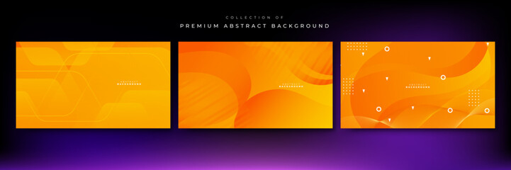 Abstract minimal orange background with geometric creative and minimal gradient concepts, for posters, banners, landing page concept image.