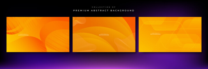 Abstract minimal orange background with geometric creative and minimal gradient concepts, for posters, banners, landing page concept image.