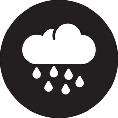 rain glyph icon