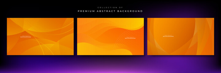 Abstract minimal orange background with geometric creative and minimal gradient concepts, for posters, banners, landing page concept image.